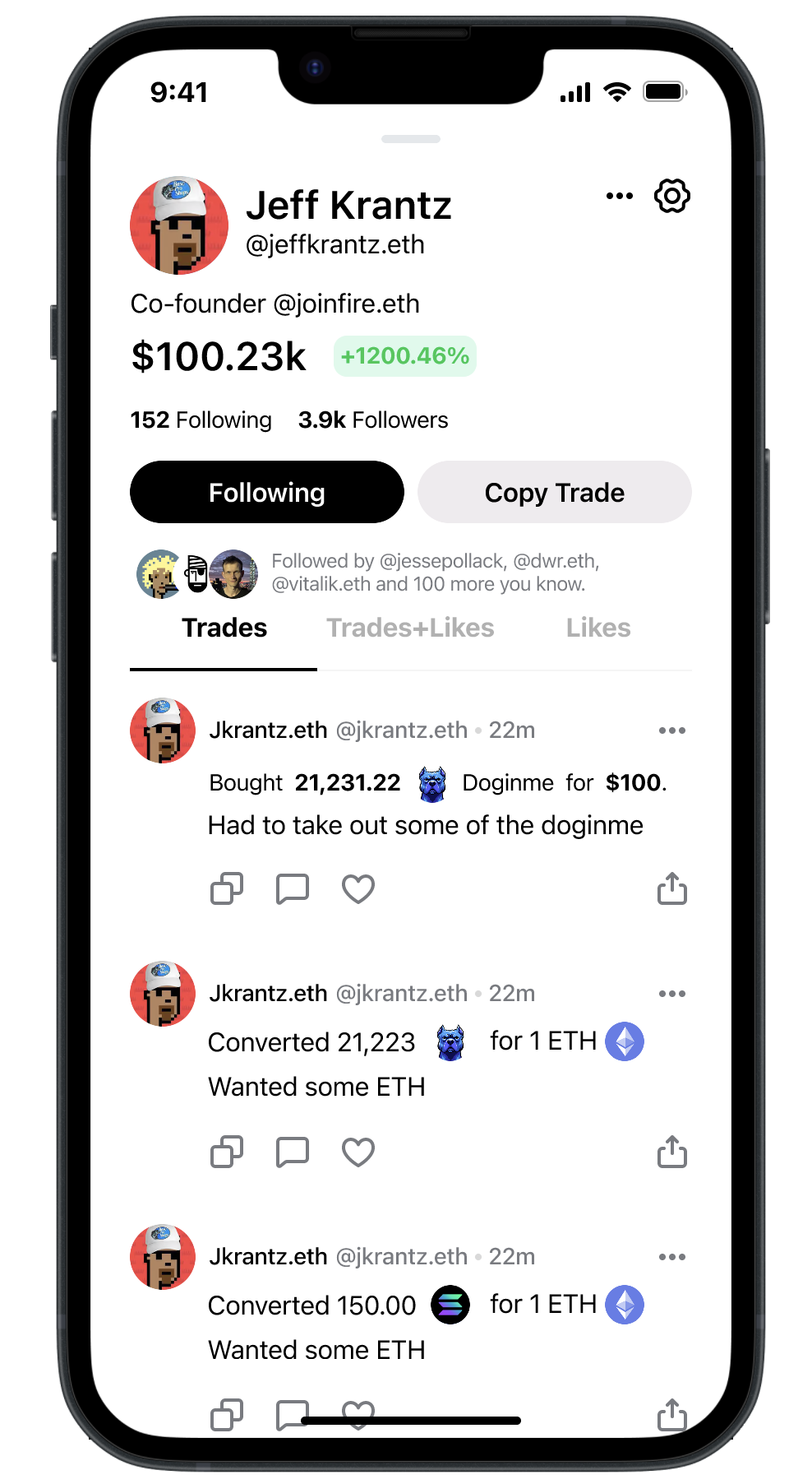 Profile Pages